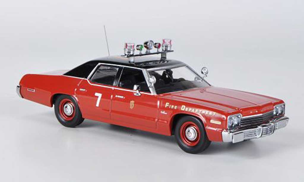Dodge Monaco 1974 1/43 Minichamps 1974 Fire Department red/black 1974 diecast model cars