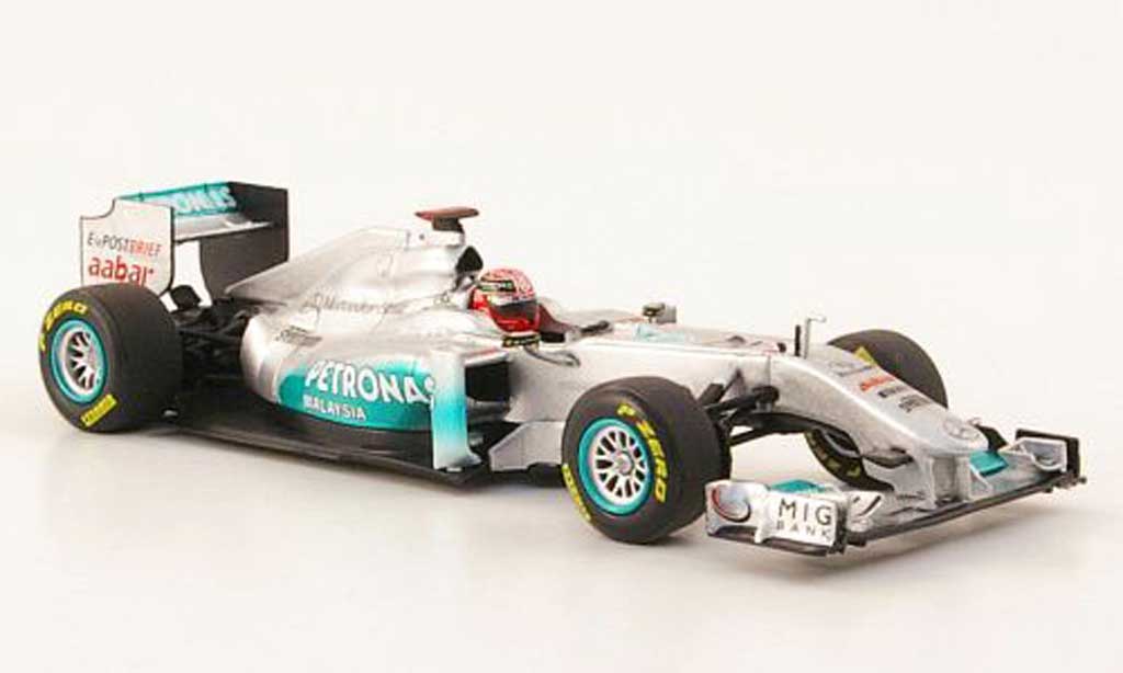 Mercedes F1 2011 1/43 Minichamps 2011 GP No.7 Petronas M.Schumacher Showcar diecast model cars