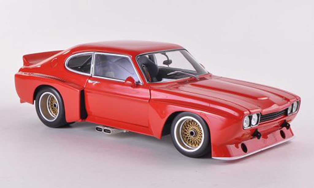 Ford Capri 3100 1/18 Minichamps 3100 3100 red Plain Body Version 1974 diecast model cars