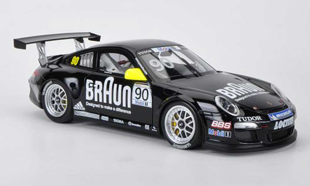 Porsche 997 GT3 CUP 1/18 Minichamps GT3 Cup 2010 No.90 Braun Vip - Supercup diecast model cars