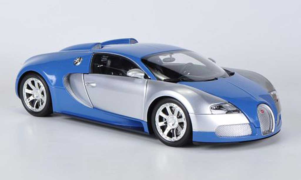 Bugatti Veyron Edition Centenaire 1/18 Minichamps Edition Centenaire chrom/blue 2009 diecast model cars