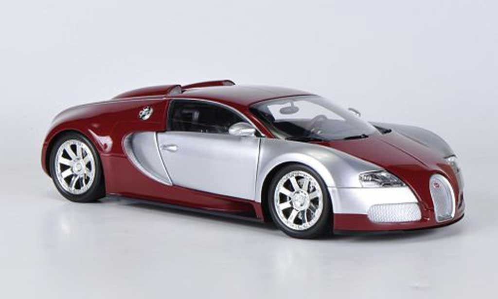 Bugatti Veyron Edition Centenaire 1/18 Minichamps Edition Centenaire chrom/red 2009 diecast model cars