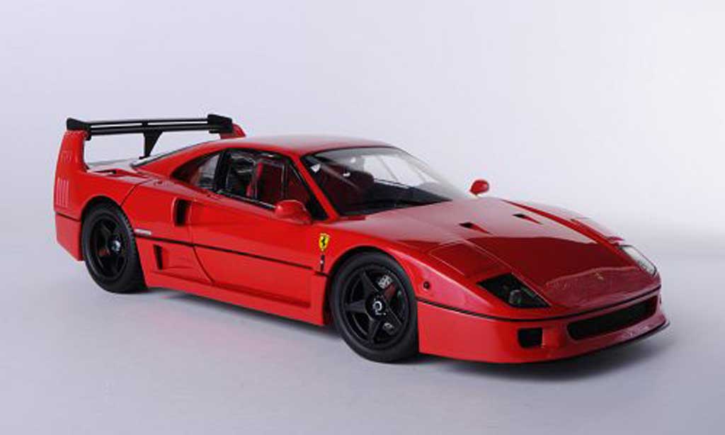 Ferrari F40 1/18 Kyosho Light Weight LM Wing red diecast model cars