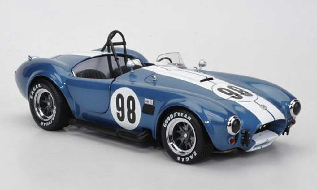 Shelby Ac Cobra 1/18 Kyosho 427 S/C No.98 blue diecast model cars