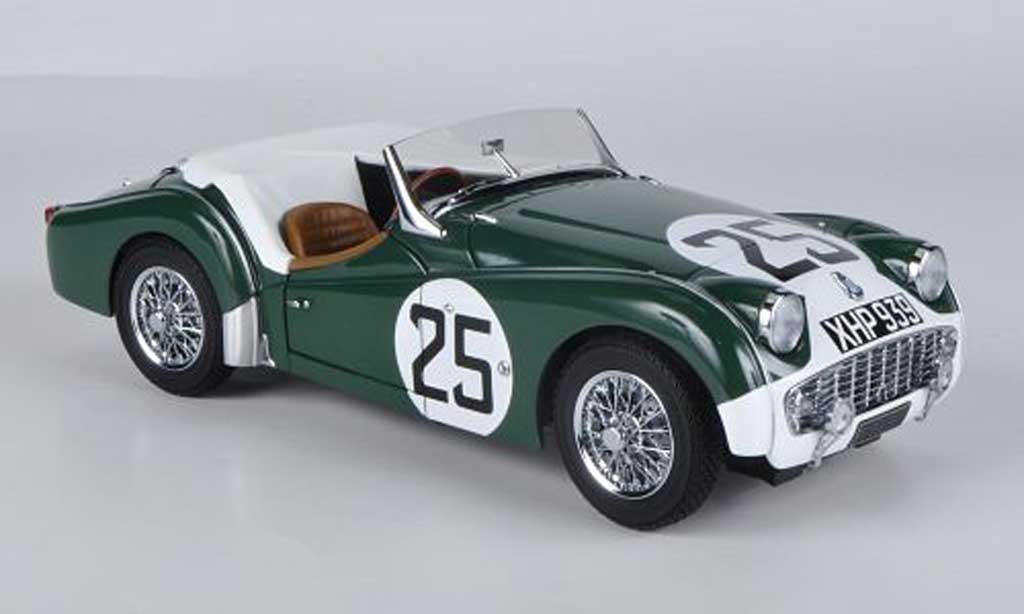 Triumph TR3 S 1/18 Kyosho S No.25 24h Le Mans 1959 diecast model cars