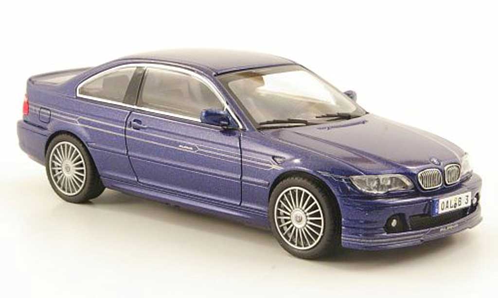 Bmw Alpina B3S 1/43 Kyosho B3S Coupe (E46) blue diecast model cars