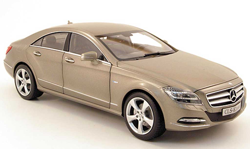 Mercedes Classe CLS 1/18 Norev (c218) matt grey 2011 diecast model cars