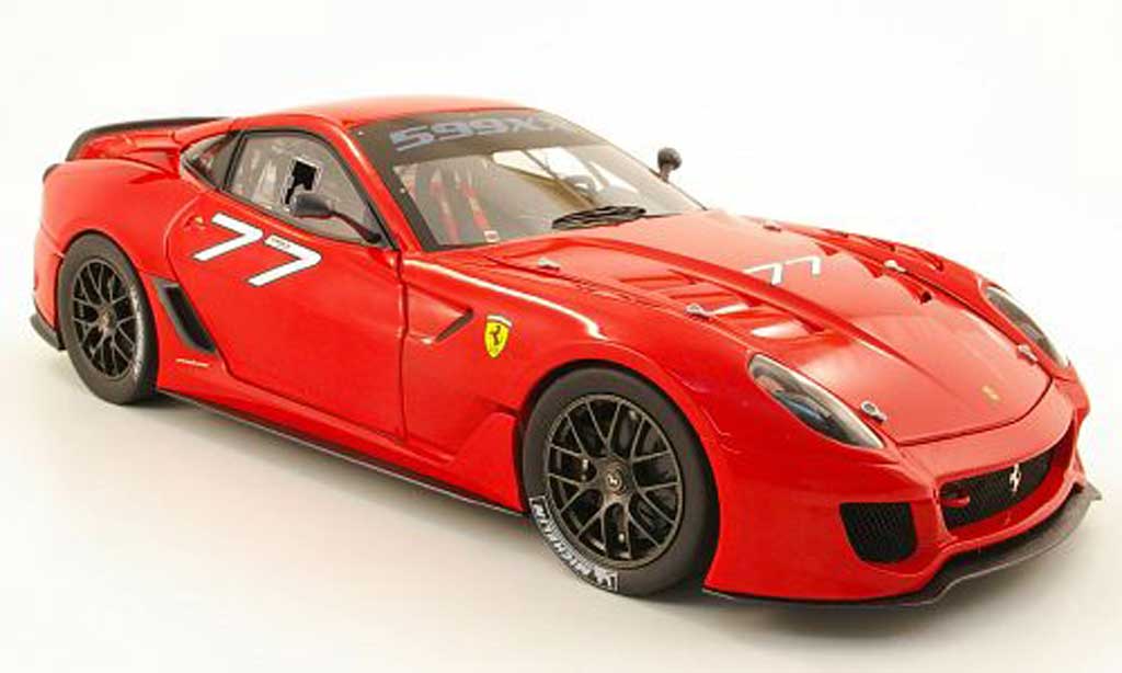 Ferrari 599 XX 1/18 Hot Wheels XX no.77 diecast model cars