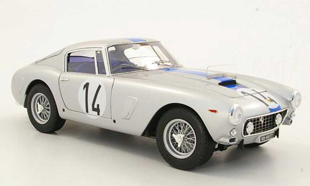 Ferrari 250 GT 1961 1/18 Hot Wheels Elite GT 1961 Saloontta SWB No.14 24h Le Mans (Elite) diecast model cars