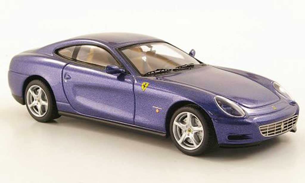 Ferrari 612 1/43 Hot Wheels Elite Scaglietti blue (Elite) diecast model cars