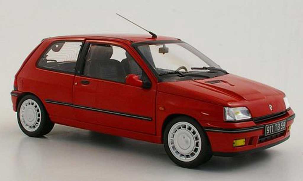 Renault Clio 16S 1/18 Norev 16S I 16S red 1991 diecast model cars