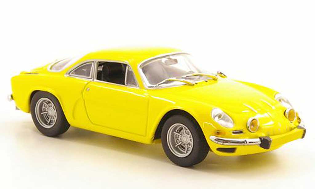 Alpine A110 1/43 Minichamps yellow 1971 diecast model cars