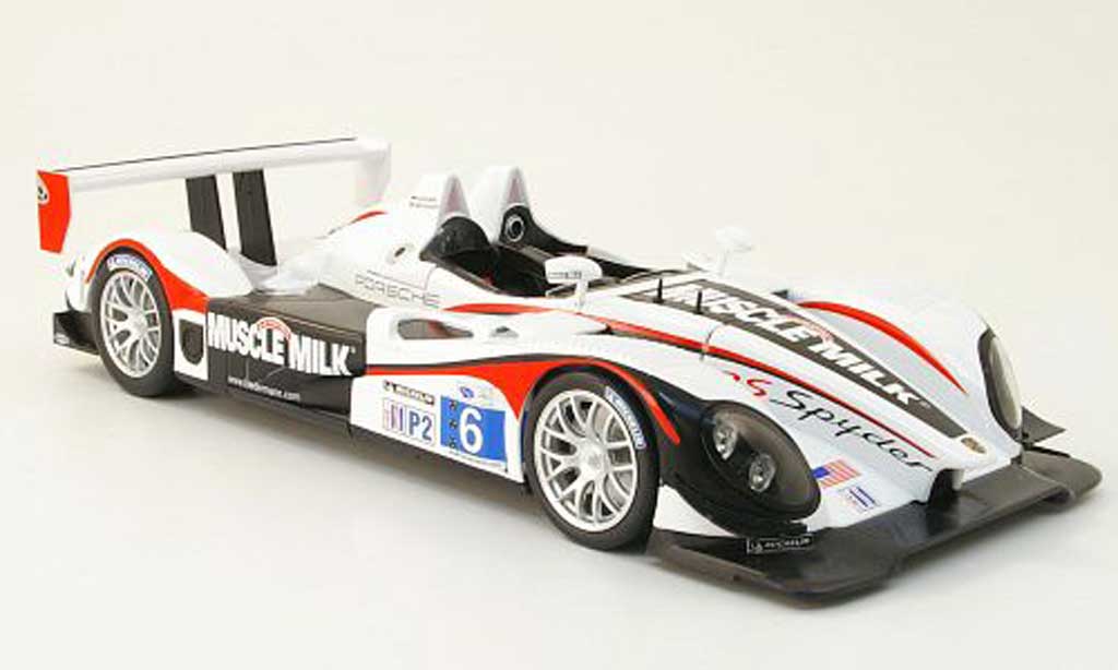 Porsche RS Spyder 1/18 Norev Spyder no.6 muscle milk team cytosport alms 2010 g.pickett / k.graf diecast model cars