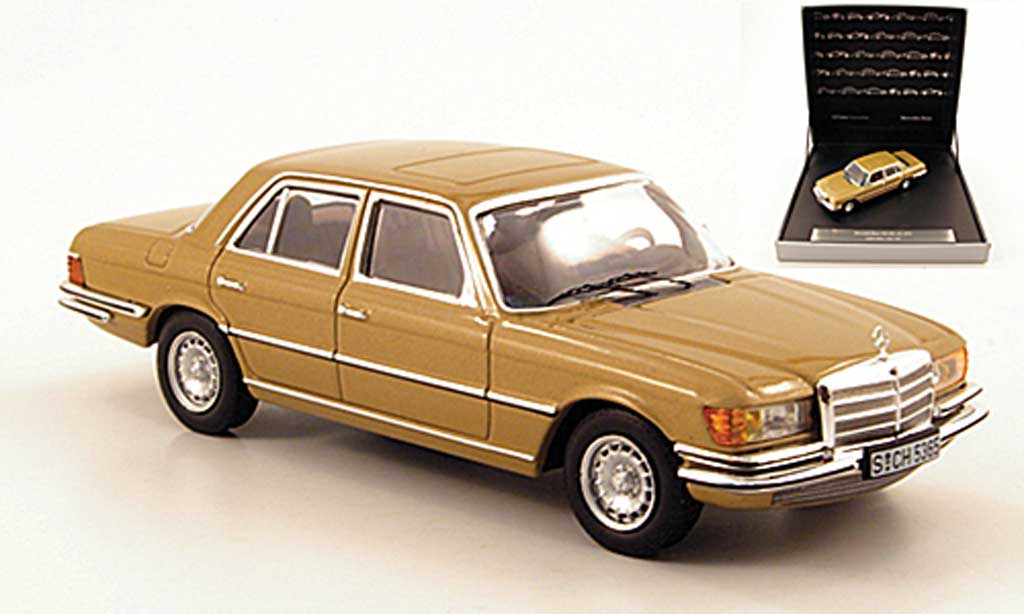 Mercedes 450 SEL 1/43 IXO SEL 6.9 (W116) beige 1975 diecast model cars