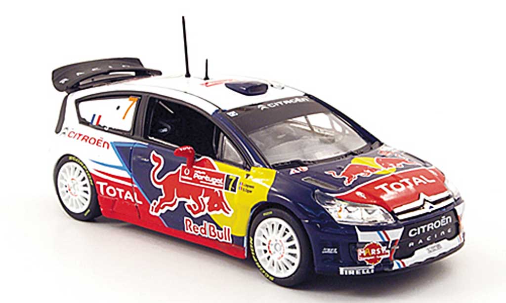 Citroen C4 WRC 2010 1/43 Norev WRC 2010 No.7 Red Bull Rally de Portugal diecast model cars