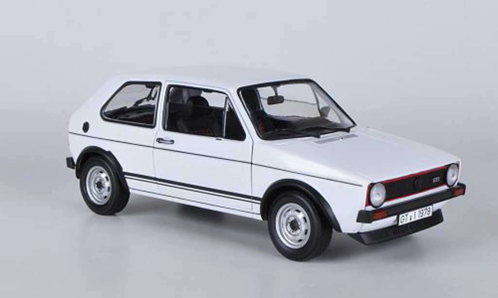 Volkswagen Golf 1 GTI 1/18 Norev 1 GTI white 1977 diecast model cars