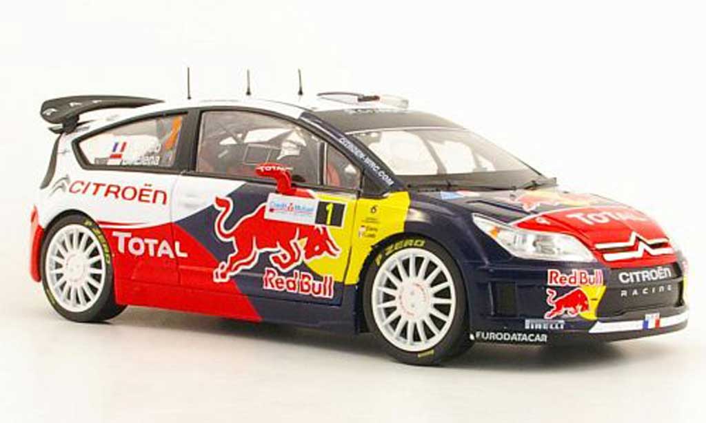 Citroen C4 WRC 2010 1/18 Norev WRC 2010 No.1 Total / Red Bull S.Loeb / D.Elena Rally d'Alsace diecast model cars