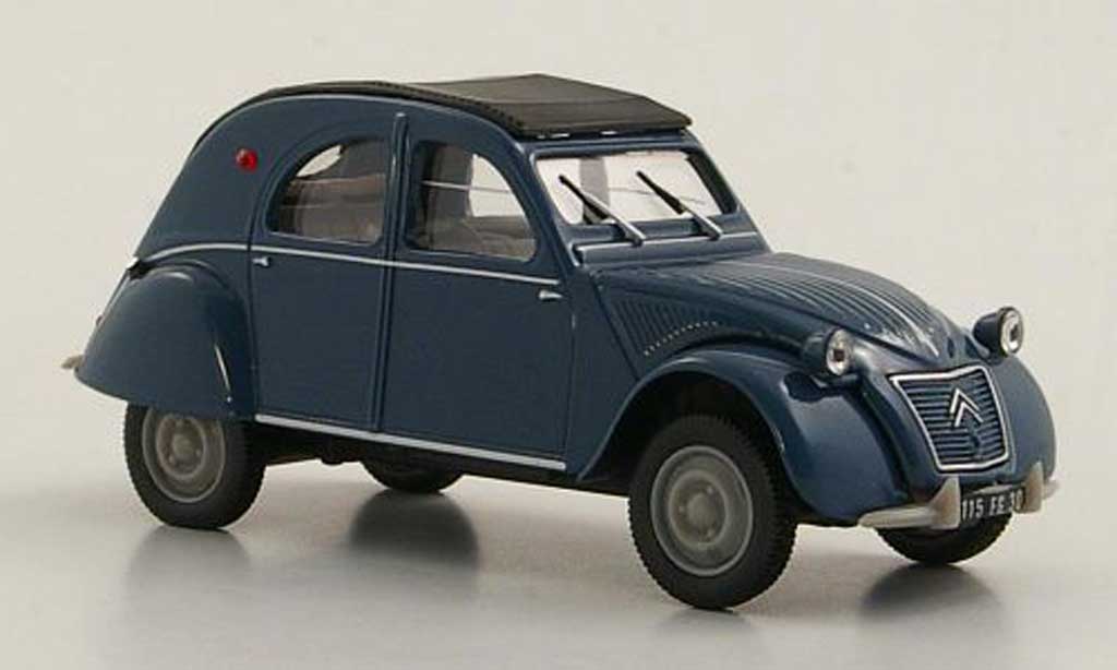Citroen 2CV 1/43 Norev AZLP blue 1960 diecast model cars