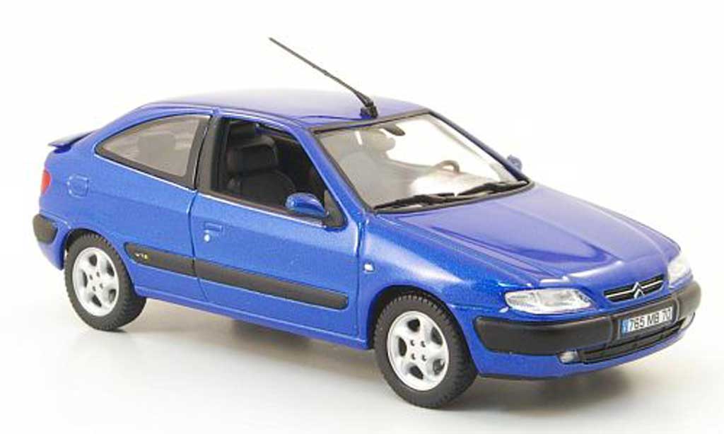 Citroen Xsara 1/43 Norev VTS blue 3-portes 1997 diecast model cars