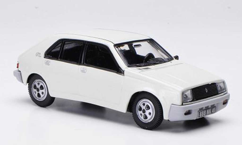Renault 14 GTL 1/43 Norev GTL white 1979 diecast model cars