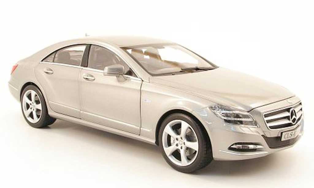 Mercedes Classe CLS 1/18 Norev (c218) grey 2011 diecast model cars