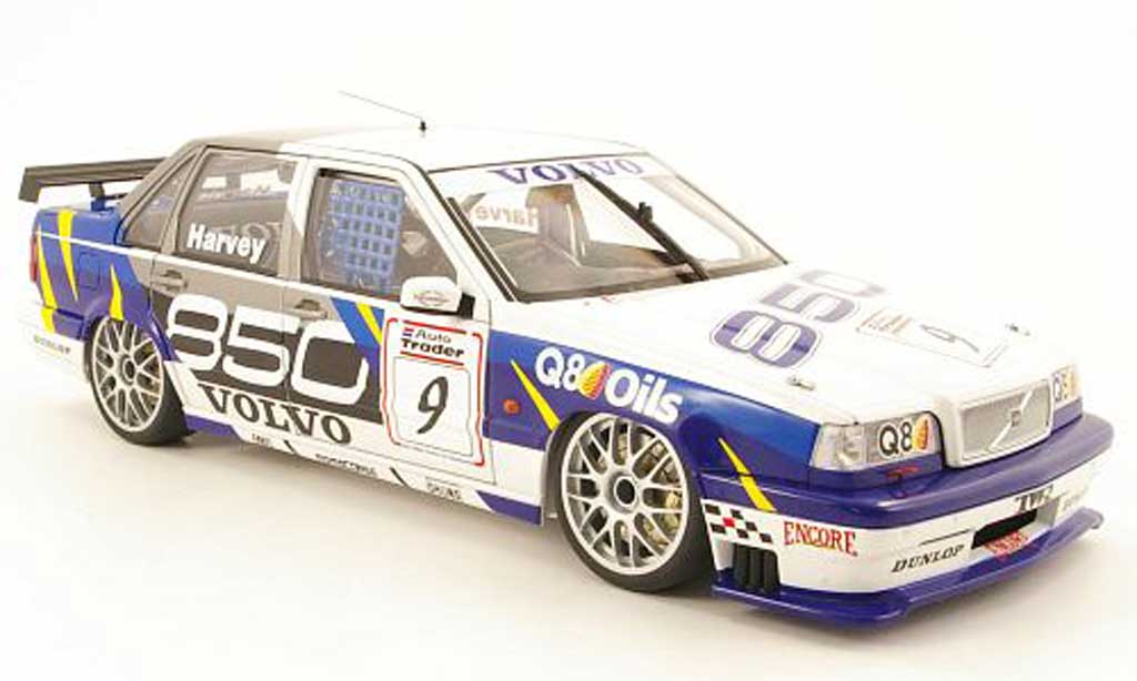 Volvo 850 Sedan 1/18 Autoart Sedan no9 q8 oils btcc 1995 tharvey diecast model cars