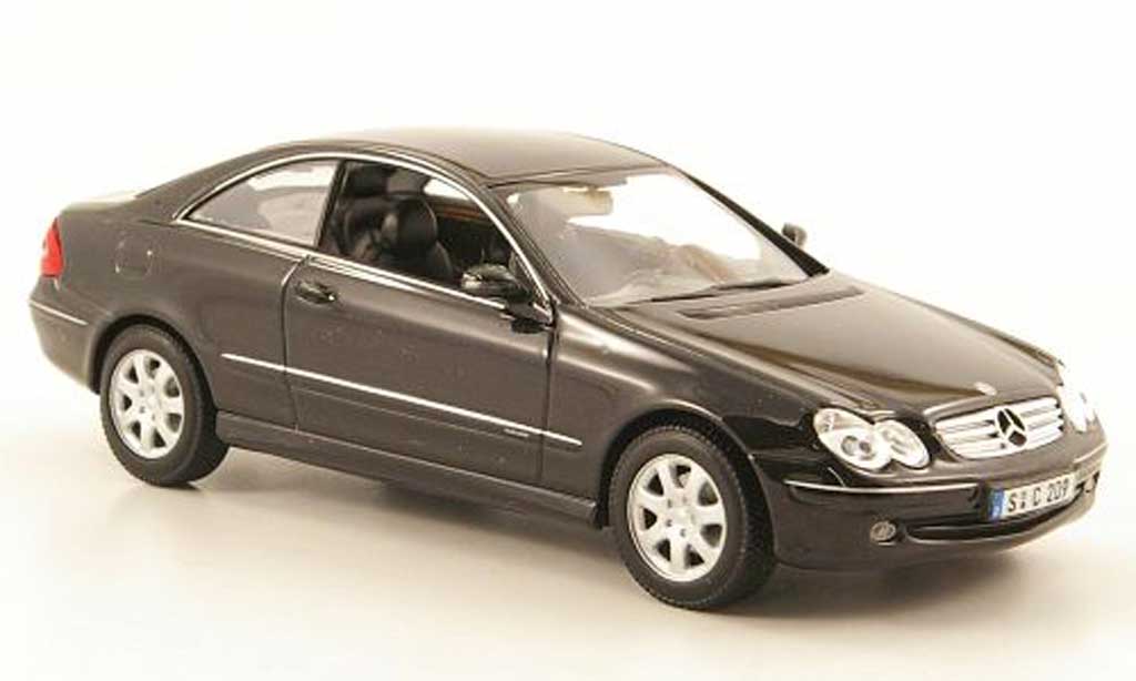 Mercedes Classe CL 1/43 Minichamps K (C209) black 2001 diecast model cars