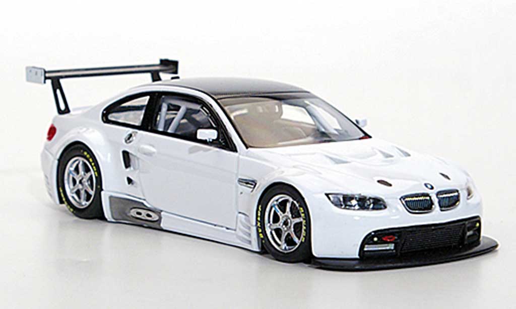 Bmw M3 E92 1/43 Minichamps E92 GT2 white 2009 diecast model cars