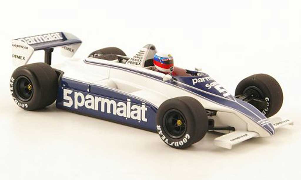 Ford F1 1981 1/43 Minichamps 1981 Brabham BT49C No.5 Parmalat Test Paul Ricard diecast model cars