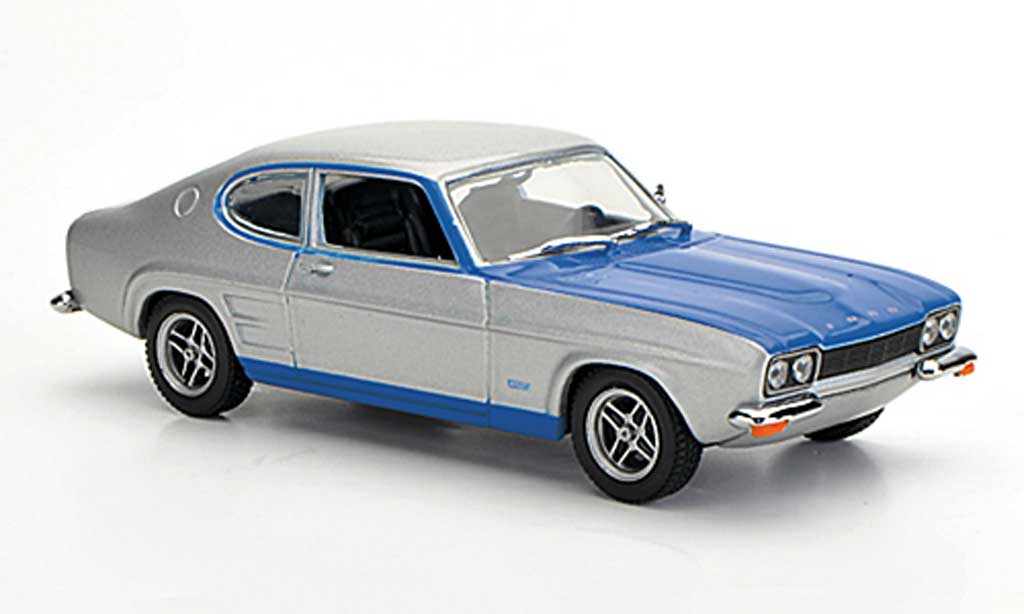Ford Capri 2600 1/43 Minichamps 2600 MKI grey/blue 1972 diecast model cars