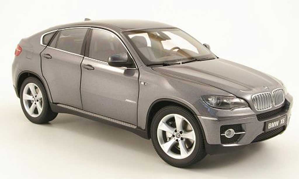 Bmw X6 E71 1/18 Kyosho E71 xdrive 50i grey diecast model cars