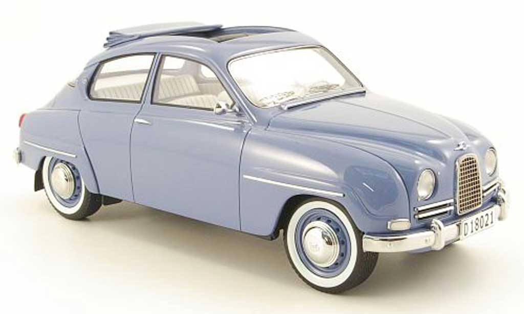 Saab 96 1/18 Neo blue 13 diecast model cars
