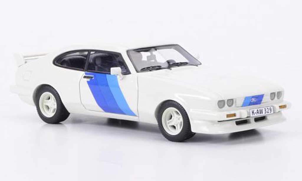 Ford Capri 1981 1/43 Neo 1981 MKlll Turbo white Motorsport diecast model cars