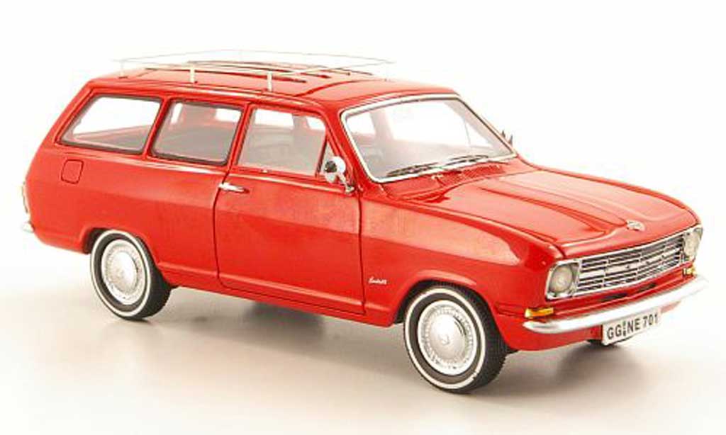 Opel Kadett B 1/43 Neo B Caravan red 1971 diecast model cars
