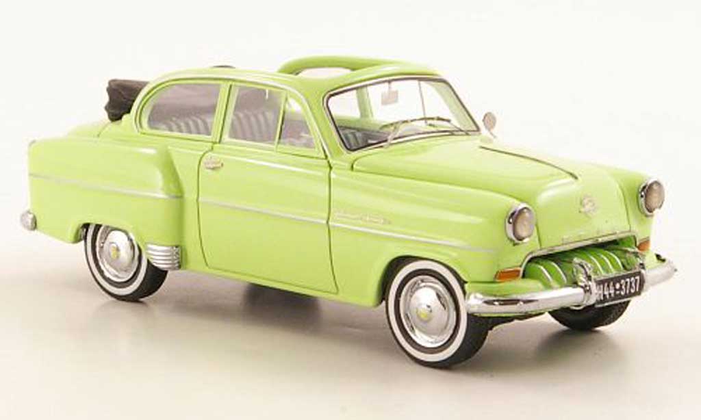 Opel Olympia 1/43 Neo Convertible-Limousine grun 1954 diecast model cars