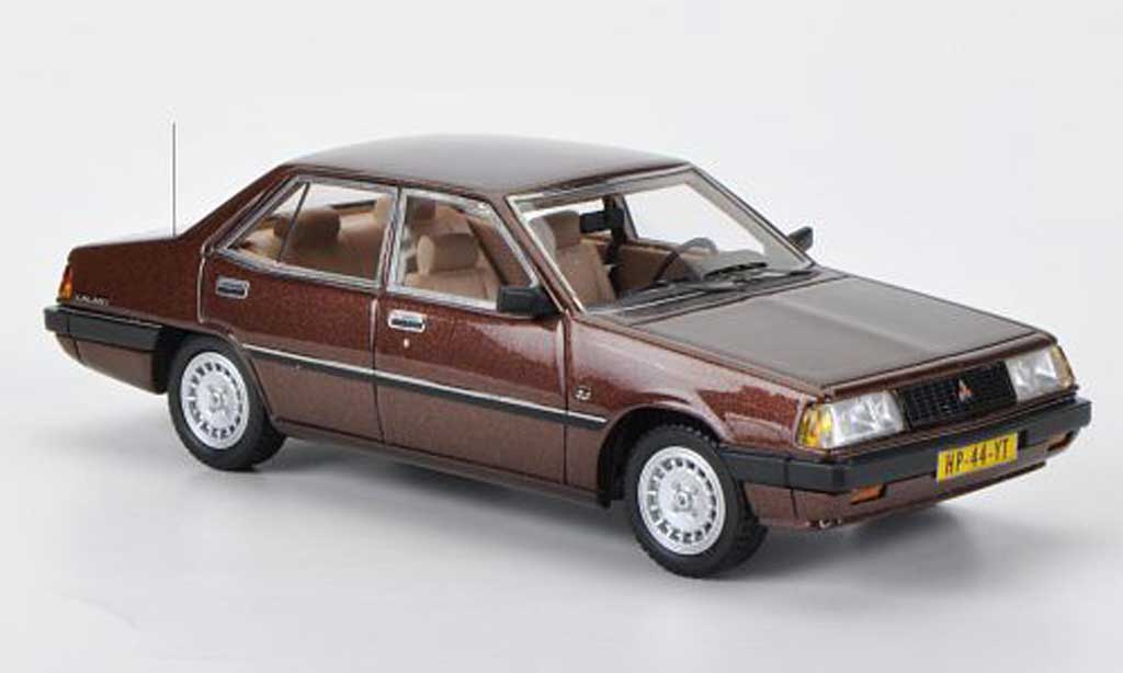 Mitsubishi Galant 2000 GLX 1/43 Neo 2000 GLX (A160) brown 1981 diecast model cars