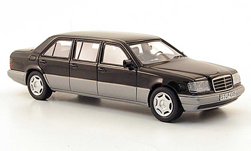 Mercedes 250 1/43 Neo E Diesel (V124) black W124-Langversion 1990 diecast model cars