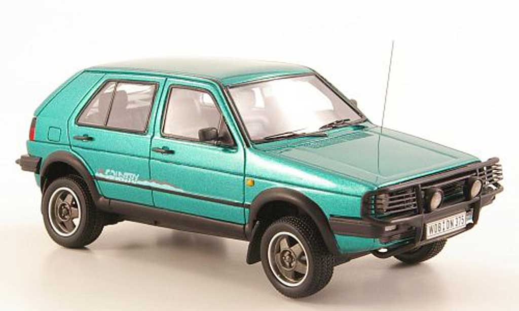 Volkswagen Golf 2 Country 1/43 Neo 2 Country grun 1990 diecast model cars