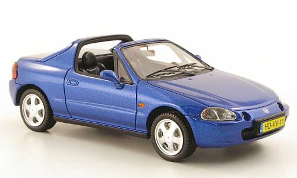 Honda CRX del Sol 1/43 Neo del Sol blue 1992 diecast model cars