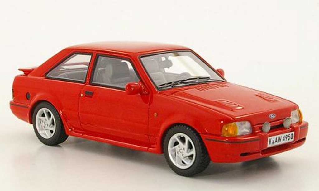 Ford Escort MK4 1/43 Neo MK4 MkIV Turbo red 1989 diecast model cars