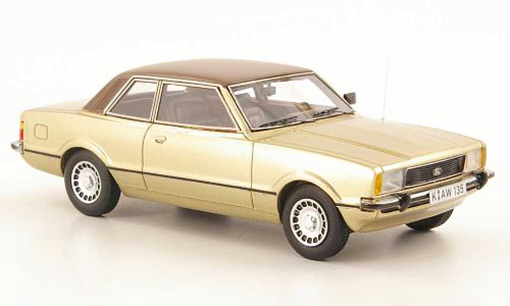 Ford Taunus 1976 1/43 Neo 1976 TC2 Ghia dore/brun diecast model cars