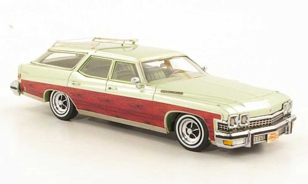 Buick Le Sabre 1/43 Neo Wagon grun/bois 1974 diecast model cars