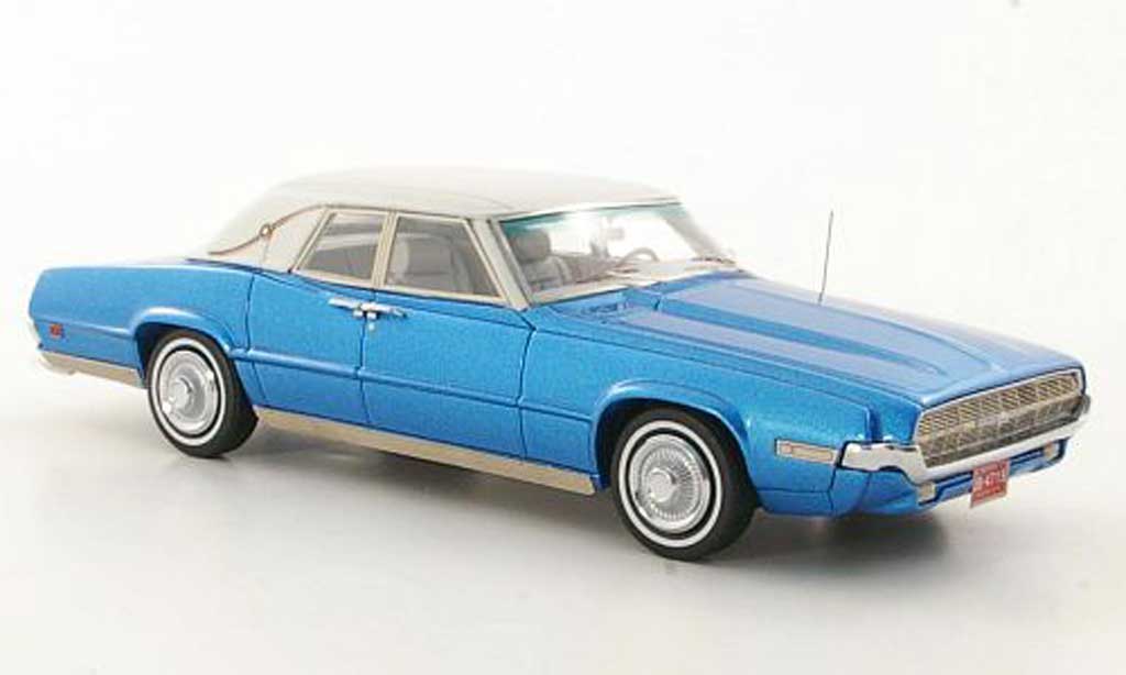 Ford Thunderbird 1969 1/43 Neo 1969 Landau blue/white diecast model cars