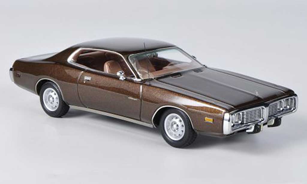 Dodge Charger 1973 1/43 Neo 1973 brown diecast model cars