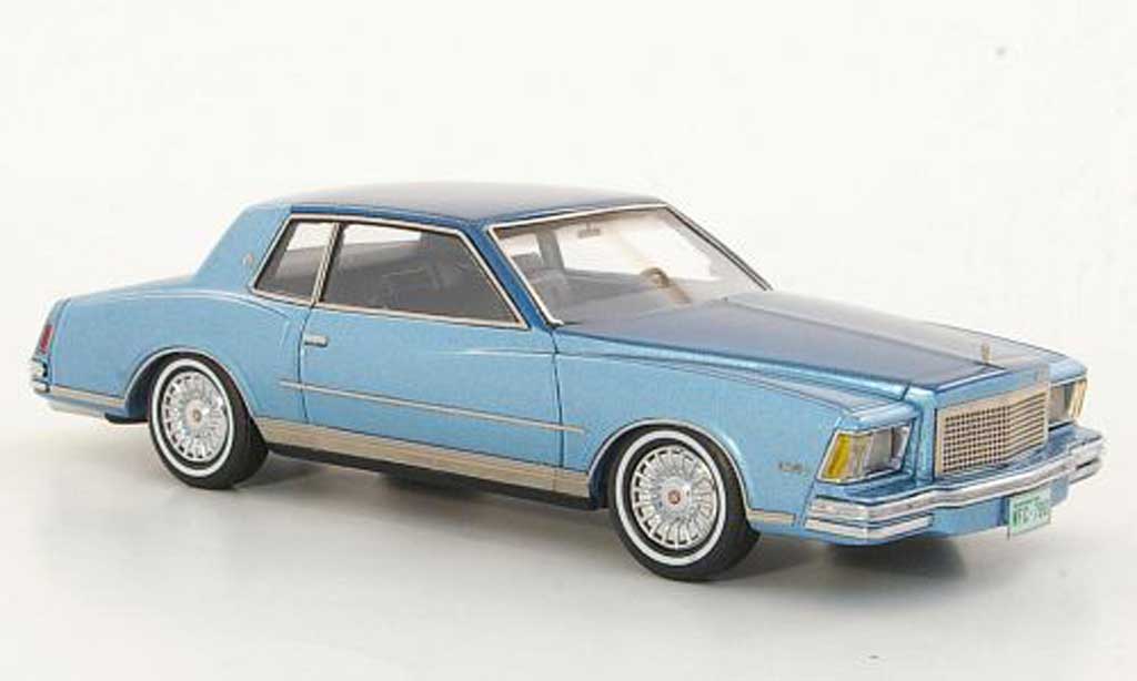 Chevrolet Monte Carlo 1/43 Neo blue/blue 1978 diecast model cars
