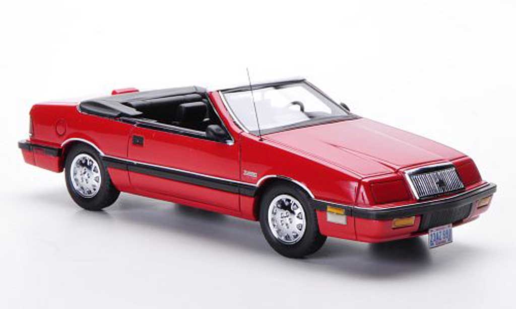 Chrysler Le Baron 1990 1/43 Neo 1990 Convertible red diecast model cars