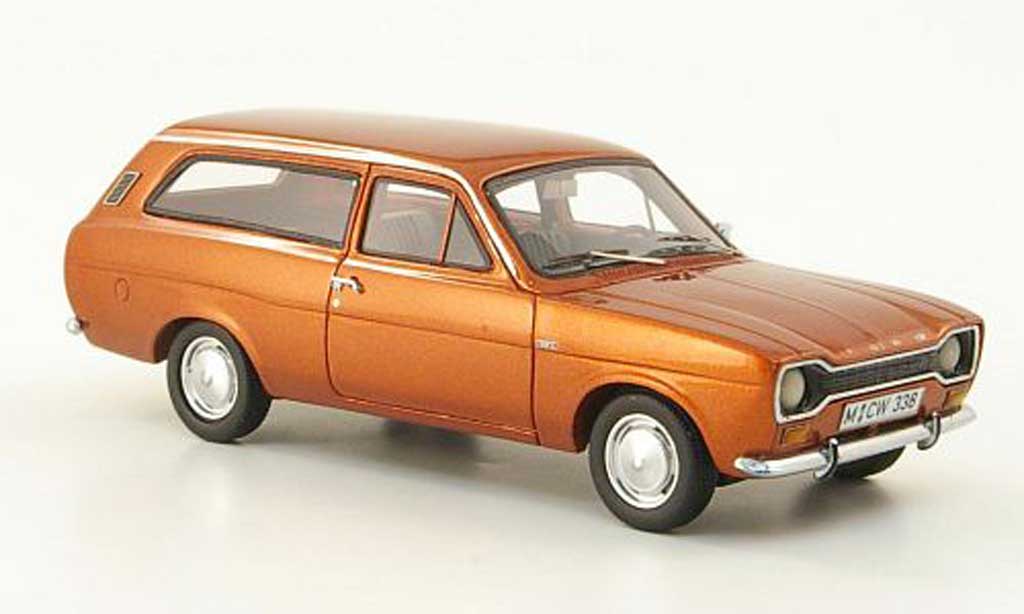 Ford Escort MK1 1/43 Neo MK1 1300 L Turnier brown limited edition 1971 diecast model cars