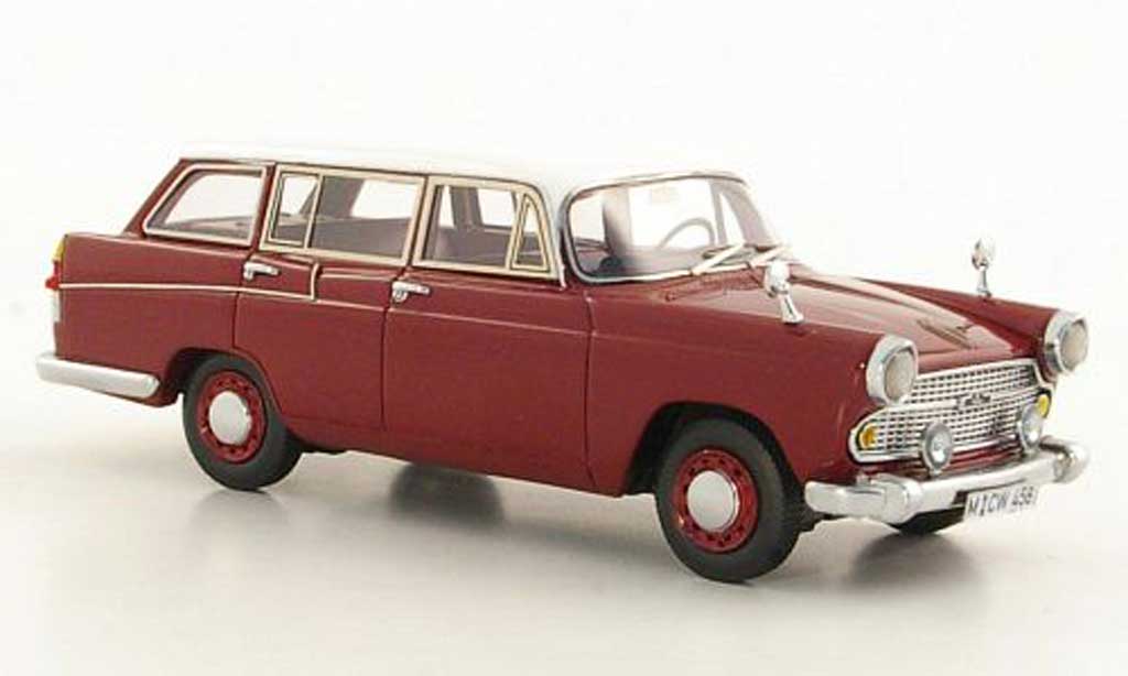 Austin A60 1/43 Neo Cambridge Countryman red/white LHD limited edition 1966 diecast model cars