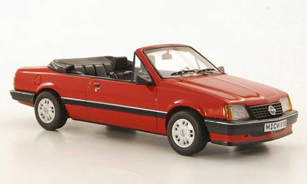 Opel Ascona C 1/43 Neo C Convertible red limited edition 1984 diecast model cars