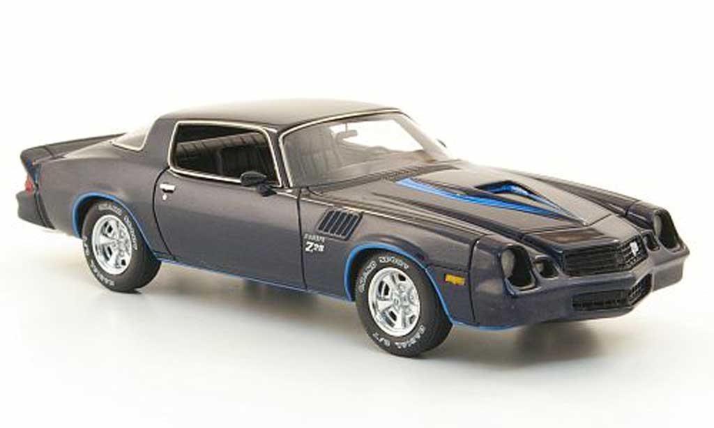 Chevrolet Camaro Z28 1/43 American Excellence Z28 blue avec bluen Streifen lim. Aufl. 500 1978 diecast model cars